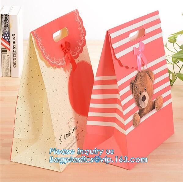 Fashion Custom Printing Luxury Gift Shopping Carrier Paper Bag With Your Own Logo Print,strong twisted handle black leat