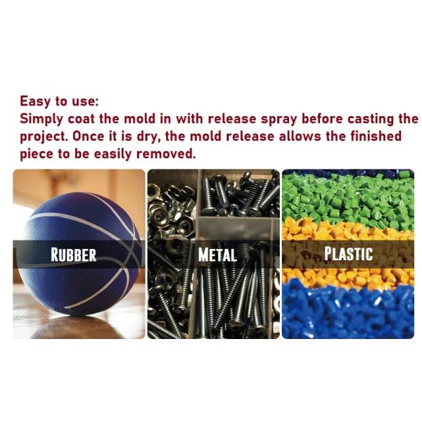 400ml Silicone Mold Release Spray For Plastics Rubber