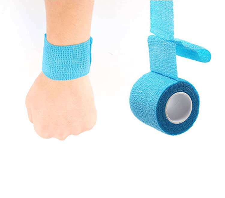 Colorful Self Adhesive Elastic Bandage With Many Sizes Advanced Customized