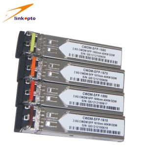 China 1310nm Ethernet SFP Module Optical Transceiver 2.5G 40km Duplex LC For Cisco wholesale