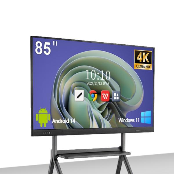 Quality Wi-Fi 6/5G Support Wireless Projection 9pcs Screen Interactive Smart Board for sale