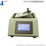 Inclination Plane Coefficient Of Friction Tester Package Material Static