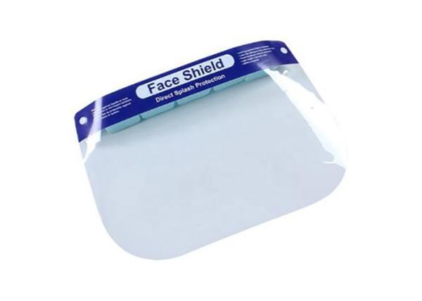 Quality Fluid Resistant 0.18mm Thickness Protective Face Shield for sale