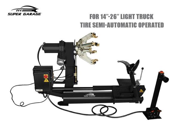 Quality 400V Semi Automatic Tyre Changer , 26'' Truck Tyre Changing Equipment 780mm Wheel Width for sale
