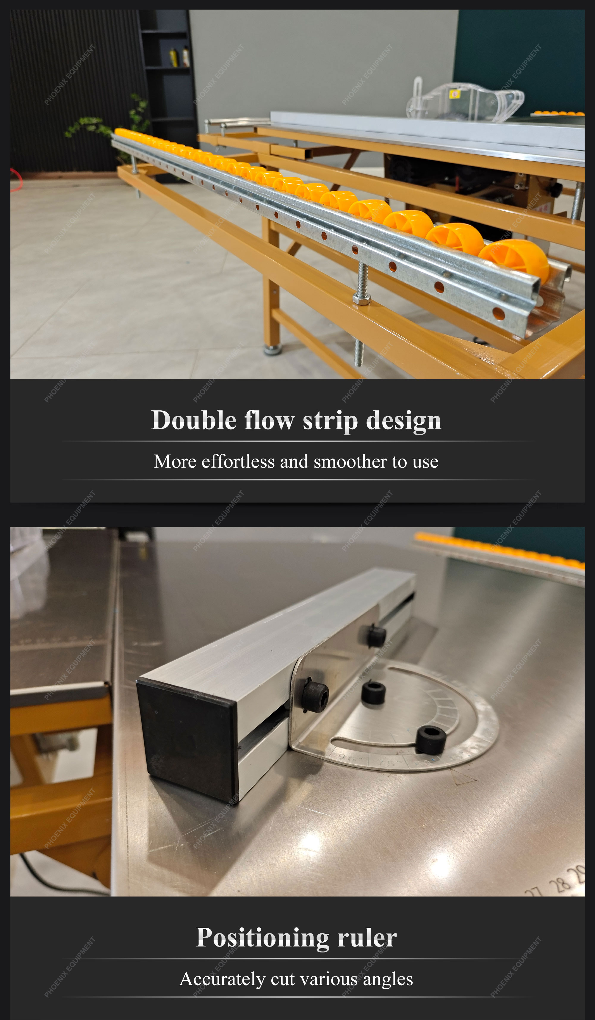 Dust-free Fold Sliding Table Panel Saw Machine for Woodwork Cutting up to 2800mm Length