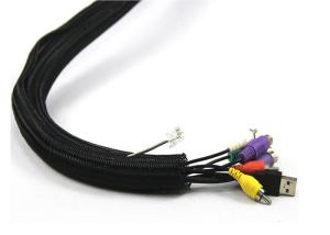 China Durable Lightweight Self Wrapping Split Braided Sleeving Polyester Pet Insulation wholesale