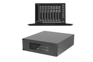 China POE Power Sypply 4CH Dante Audio Transmitter , DSP Processing Audio Interface wholesale
