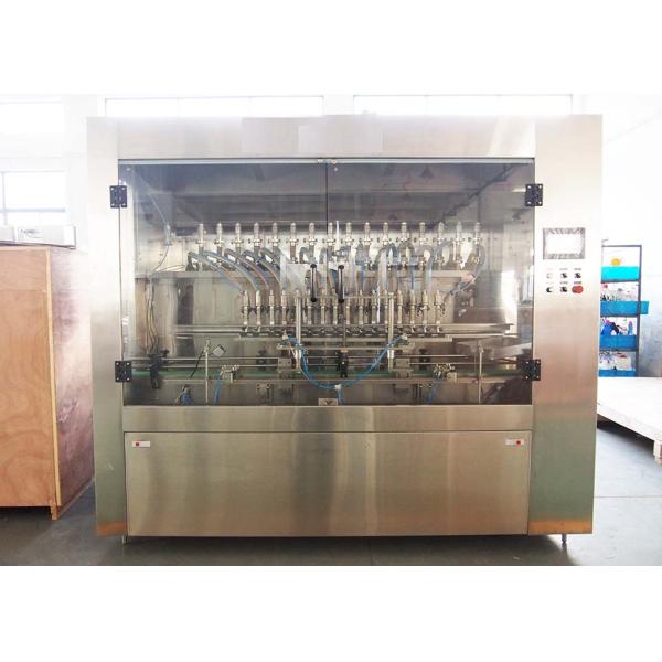 Piston Servo Filling Machine / Fully Automatic Linear Filling Machine With Drop Down System