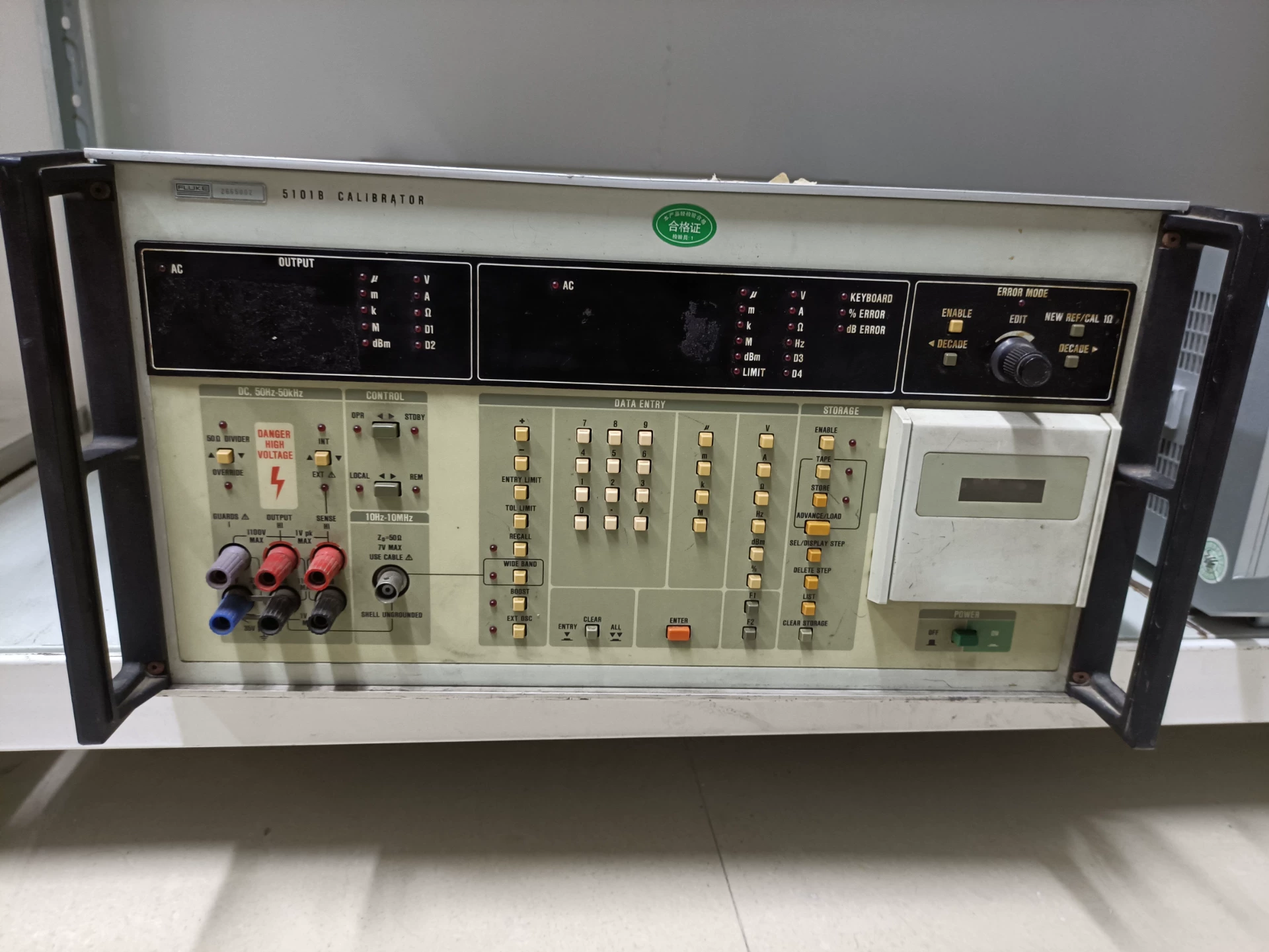 China Fluke 5101B 1100 V / 2 A Multifunction Calibrator With 0.005% DC Accuracy wholesale