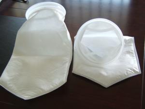 China Petrochemical Industry 400 Micron Filter Bag PTFE Needle Felt Customized Size wholesale