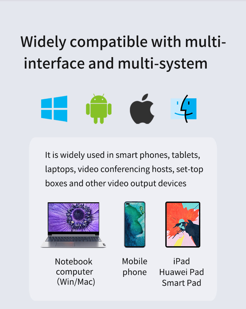 HDMI USB Screen Mirror Dongle , TypeC Wireless Presentation System