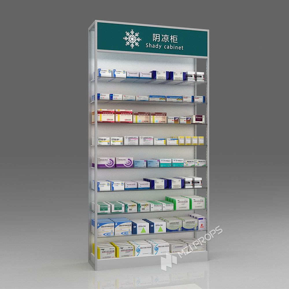 06-MSWRS Pharmacy Store Zoning With Wood Warm Style