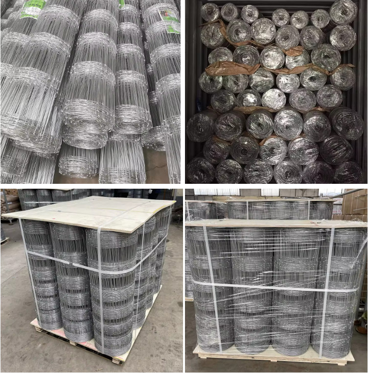 Galvanized Hinged Joint Cattle Fence Netting 2.0MM High Tensile Wire Cattle Fence