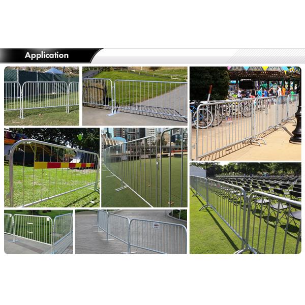 Heavy Duty Crowd Control Barricades Metal Material Convenient Installation