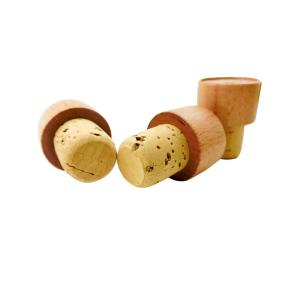 China Wine Stopper Personalized Handmade Wood Cork Bottle lids wholesale