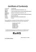 Shenzhen Jianeng Electronic Equipment Co., Ltd. Certifications