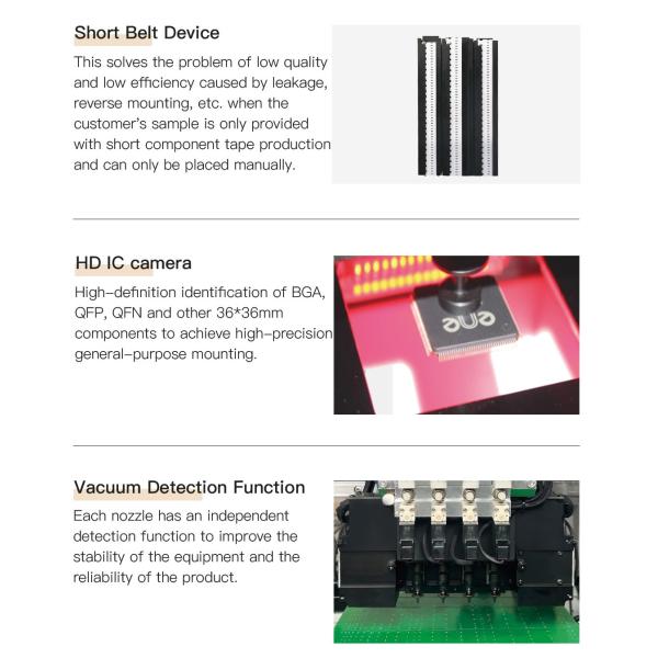 CHM551 Charmhigh PCB Pick & Place Machine For 0201 / QFN / BGA
