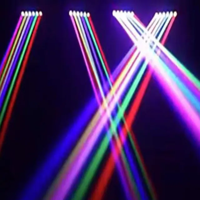 High Color Rendering Index Ra 95 LED6X40W Shake Head Dyeing Strobe Lamp for Theme Park