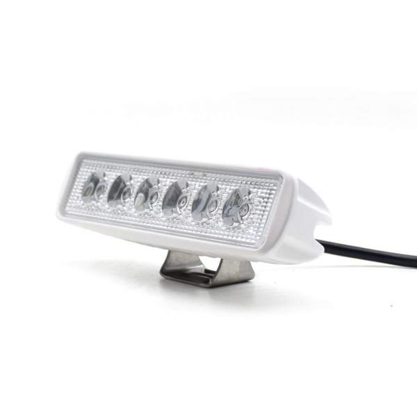 White Housing 18W Epistar LEDs Marine Spreader Lights
