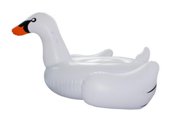 Quality Non-toxic PVC Inflatable Water Toys , Inflatable Swan Pool Float Lounger for sale