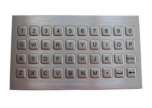 China Dynamic Vandal Proof 40 Keys Metal Keypad IP67 Stainless Steel wholesale
