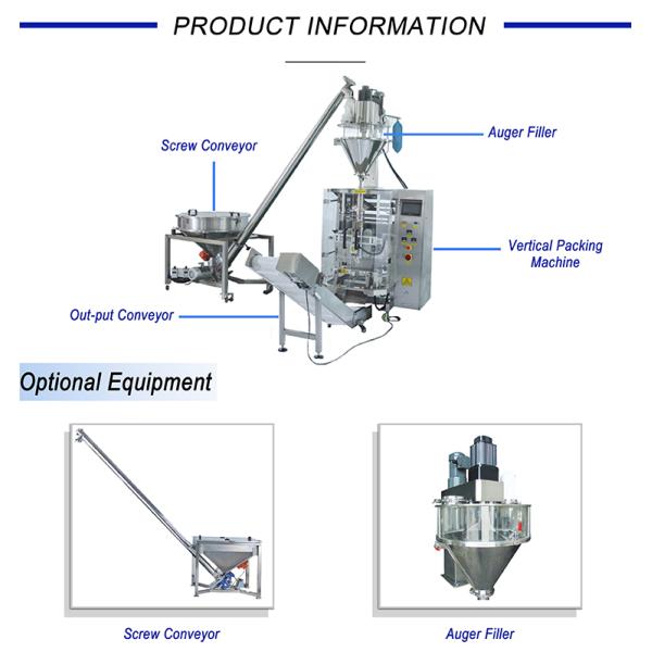 Food Powder Packaging Machine Vertical Roll Film Bag Making Packaging Machine
