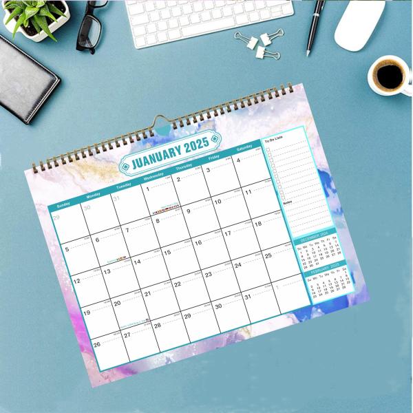 Quality Retangle Business Branded Custom Desk Calendars for Major US Holidays Organization and Scheduling for sale