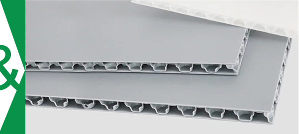 Asparagus Corrugated Plastic Produce Boxes Food Grade Black White