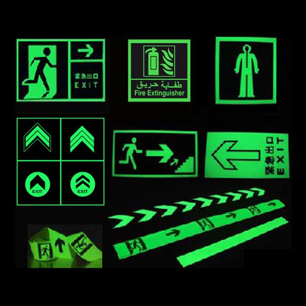 Self Adhesive Self-luminous Glow In The Dark Tape Vinyl Luminous Film