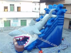 China inflatable dry slide , inflatable castle slide , inflatable shark slide wholesale