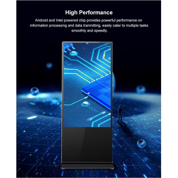 55 Inch Lcd Infared Interactive Flat Panel Self Service Kiosk Wide Vision