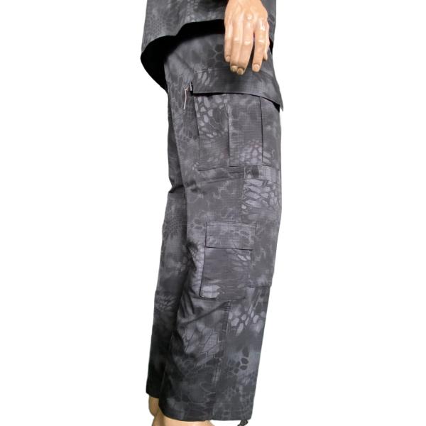 ACU tactical Uniform Set Tactical Black Camo Uniform Set Durable Combat Outdoor Apparel