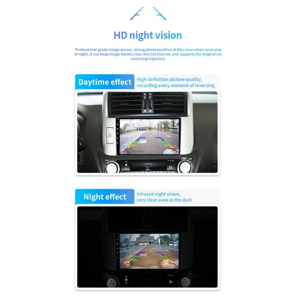 Little Korean Style Unlit 18.5mm Perforated Waterproof Rear View Car Parking Camera System