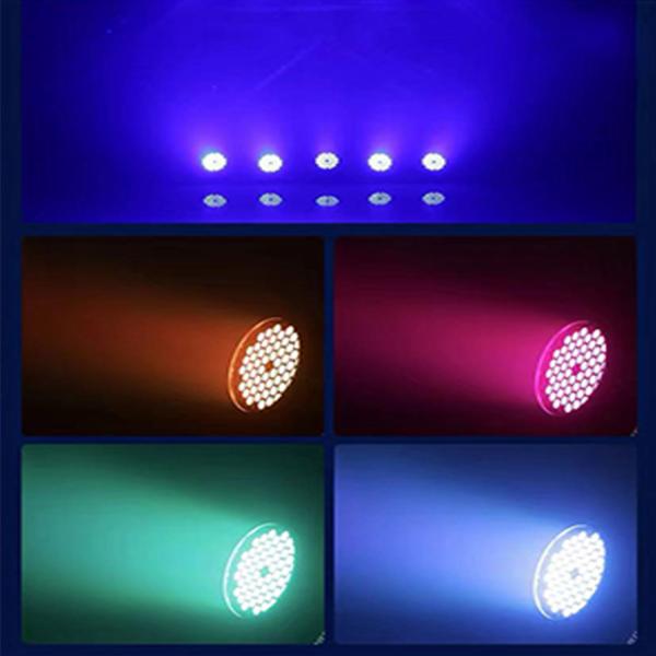 DMX Control Dyeing Par Light Sound Activated LED Matrix Light For DJ Bar Party