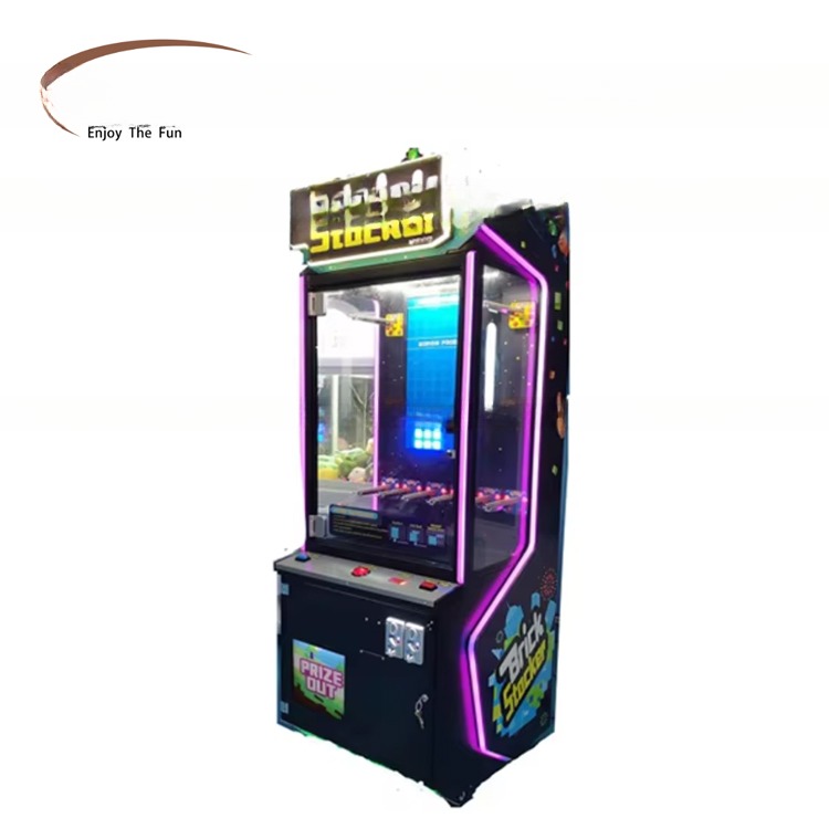 1 Person Brick Stacker Prize Game Machine Vending Game Machine