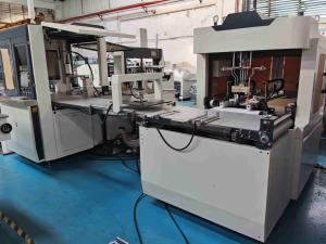 China Automatic Multi Functional W400mm Candy Rigid Box Making Machine For Wrapping wholesale