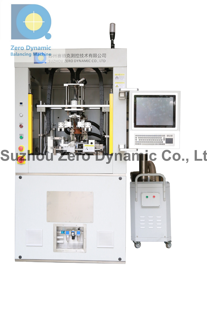 Two Station Motor Outer Rotor Vertical Double Plane Automatic Milling Balancing Machine