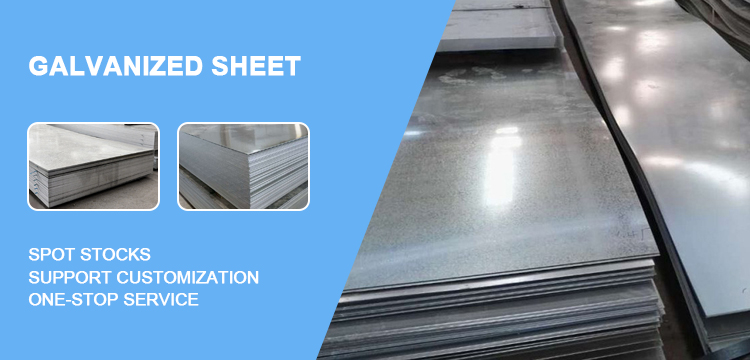 Hot Dx51d Dx52d Dx53d Galvanized Plate Steel Sheet with Full Hardness and Thickness 0.12mm-6mm