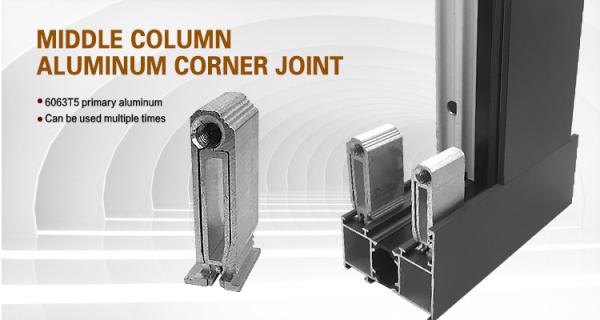 Quality Customized Aluminium Hardware Corner Joint For Window Profiles for sale