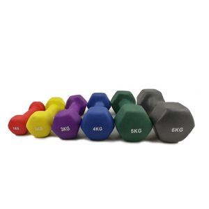 China Balance PVC REACH Fitness Neoprene Dumbbell Set With Stand wholesale