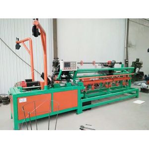 double wire feeding Diamond Mesh Weaving Machine low noise