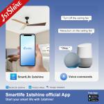 52 Inches ABS Blade Ceiling Fan Without Light Energy Saving with Remote and
