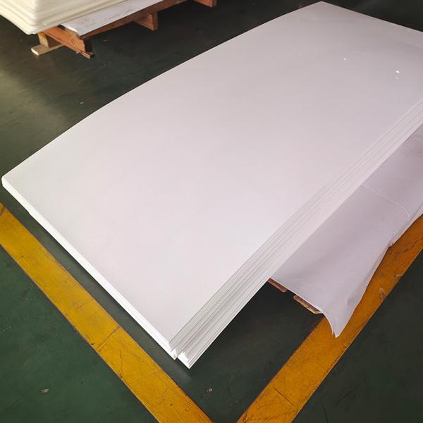 1220*2440mm Mitsubishi MMA White Sanitary Acrylic Sheet For Bathtub