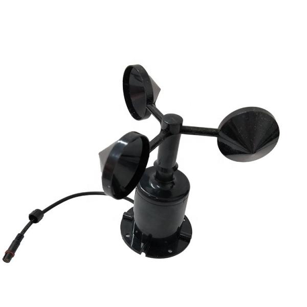 Mini Anemometer 3 Cup Wind Speed Measuring Device with -20C-60C Temperature