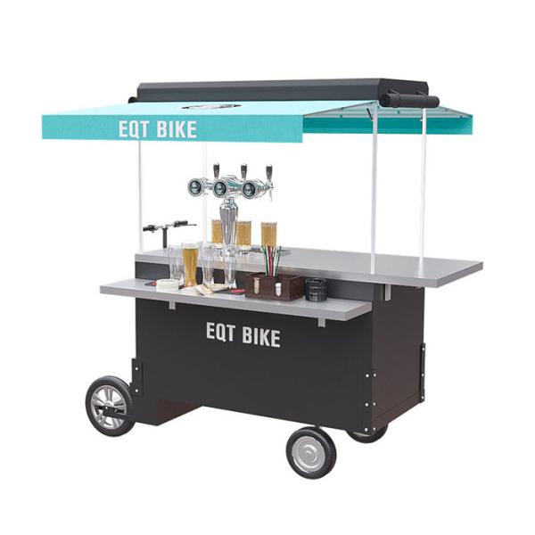 Quality Mobile Street Vending Beer Bicycle Cart Box Structure for sale