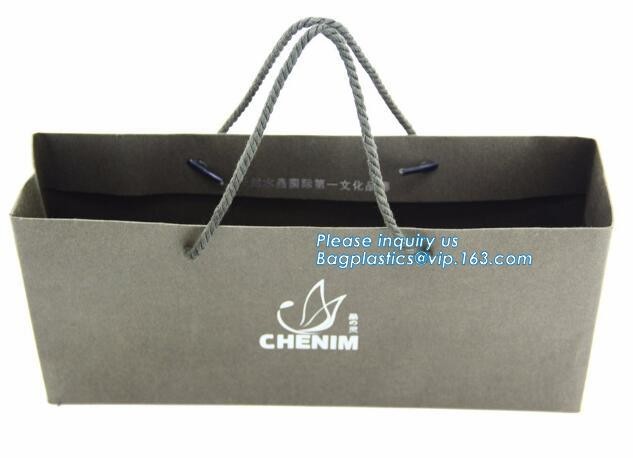 Custom paper bag with handle coated white paper bag printing pattern flower carrier bag,Flower carrier paper bags with d