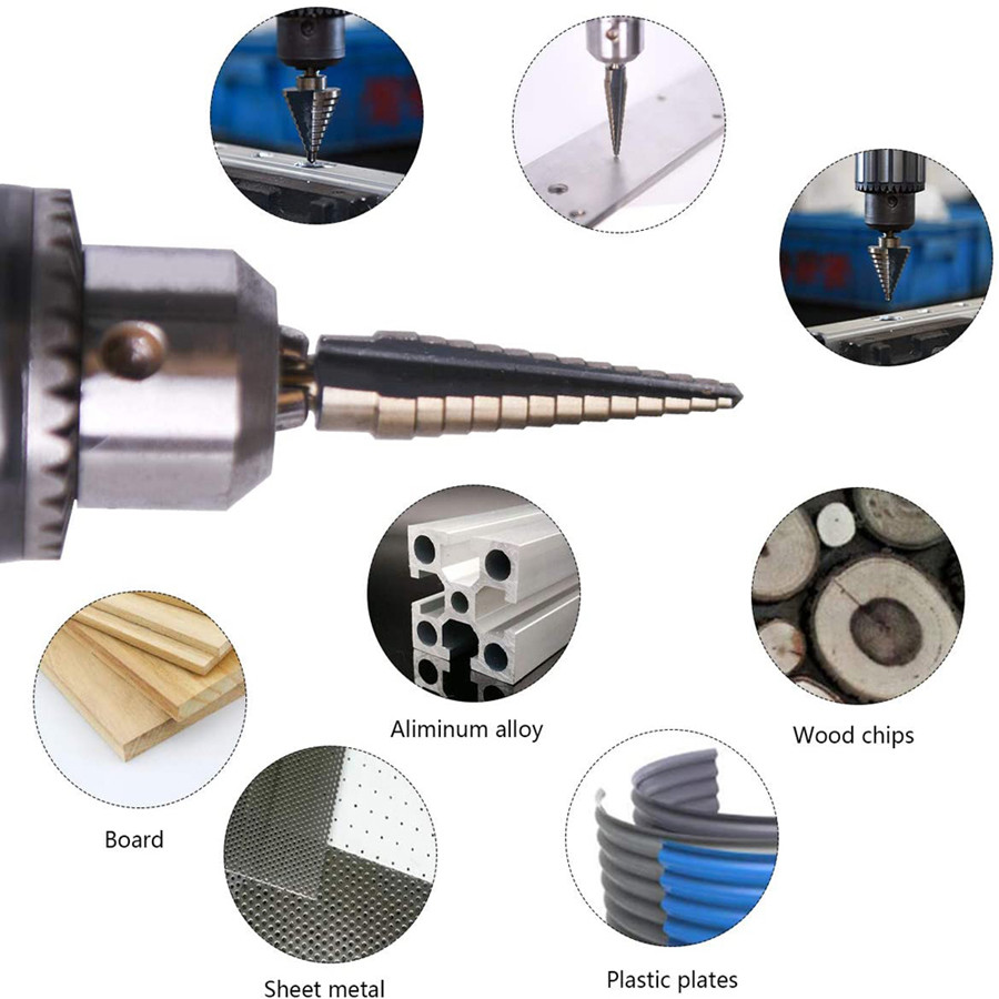 21mm Hss Taper Shank Drill Bit Triangle Shank Fast Speed