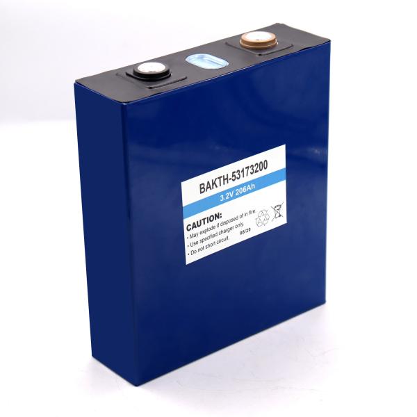 206ah Rechargeable Li Ion Battery 3.2V LiFePO4 Cell Portable For Marine Golf Cart RV