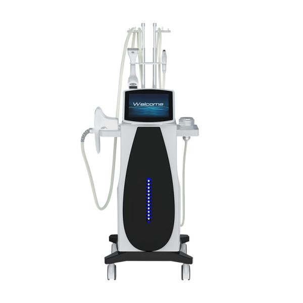 Quality Cellulite Vacuum Roller Massage Machine 6 In 1 Cavitation Machine 80k Radio Frequency for sale