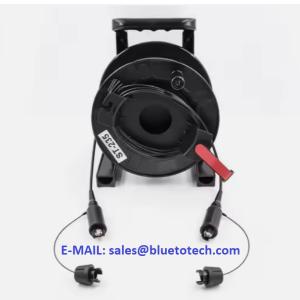 XBEAM Expand Beam Optical Fiber Patch Cable 2/4core Armored Field Fiber Optic Patch Cord with Cable Drum